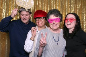 photo booth image with props