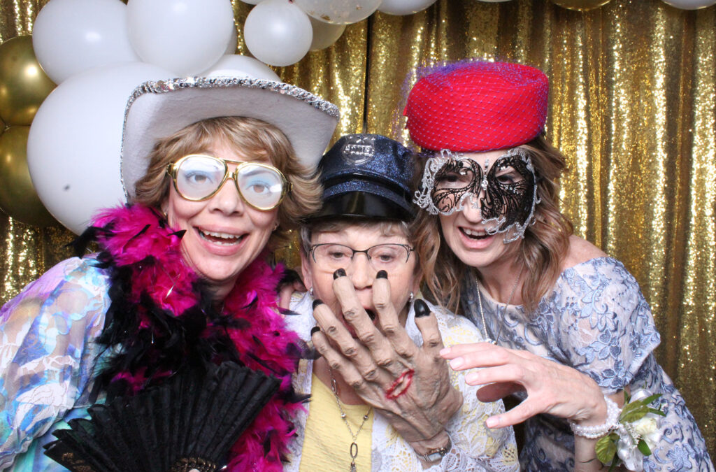 3 generation photo in the photo booth