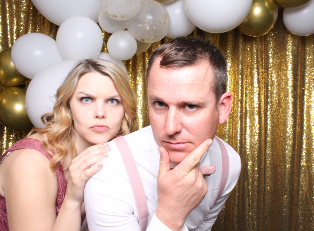 A seriously silly photo in the photo booth.